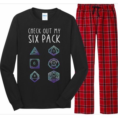 Funny Gamer Nerdy Gamer Check Out Six Pack Long Sleeve Pajama Set