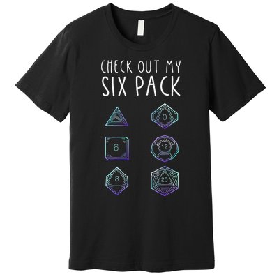 Funny Gamer Nerdy Gamer Check Out Six Pack Premium T-Shirt