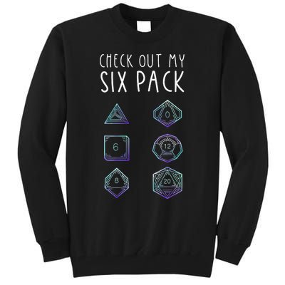 Funny Gamer Nerdy Gamer Check Out Six Pack Tall Sweatshirt