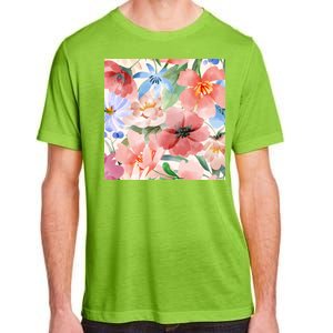 Flower Garden Nature Pattern Adult ChromaSoft Performance T-Shirt