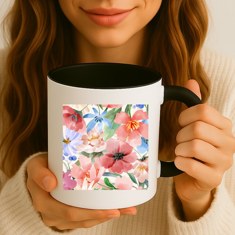 Flower Garden Nature Pattern Mug