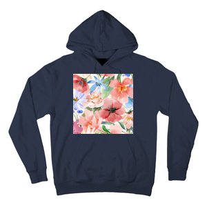 Flower Garden Nature Pattern Hoodie