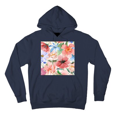 Flower Garden Nature Pattern Hoodie