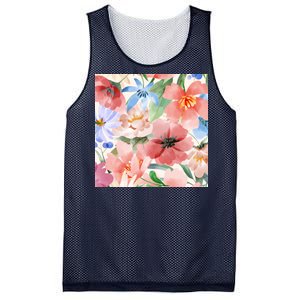 Flower Garden Nature Pattern Mesh Reversible Basketball Jersey Tank