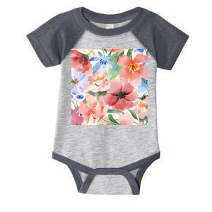 Flower Garden Nature Pattern Infant Baby Jersey Bodysuit