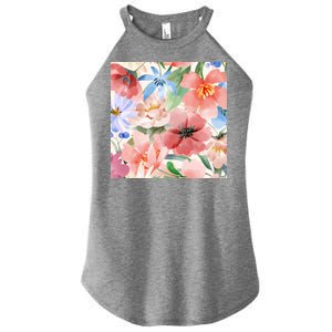 Flower Garden Nature Pattern Women's Perfect Tri Rocker Tank