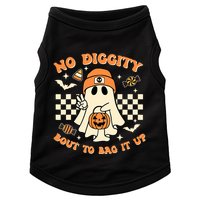Funny Ghost No Diggity Bout To Bag It Up Spooky Halloween Doggie Tank