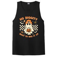 Funny Ghost No Diggity Bout To Bag It Up Spooky Halloween PosiCharge Competitor Tank