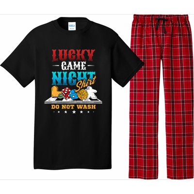 Family Game Night Cute Gift Funny Lucky Game Night Cute Gift Pajama Set