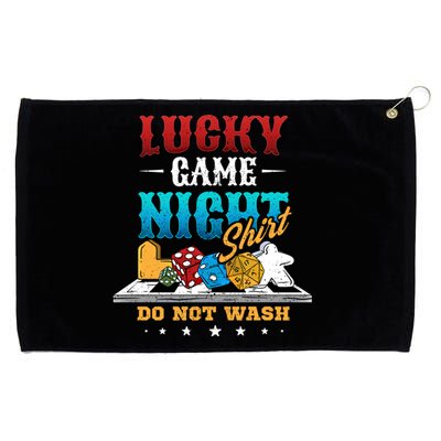 Family Game Night Cute Gift Funny Lucky Game Night Cute Gift Grommeted Golf Towel