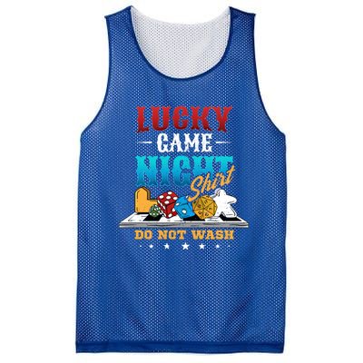 Family Game Night Cute Gift Funny Lucky Game Night Cute Gift Mesh Reversible Basketball Jersey Tank