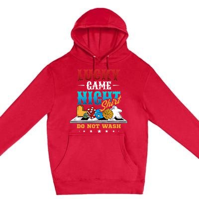 Family Game Night Cute Gift Funny Lucky Game Night Cute Gift Premium Pullover Hoodie