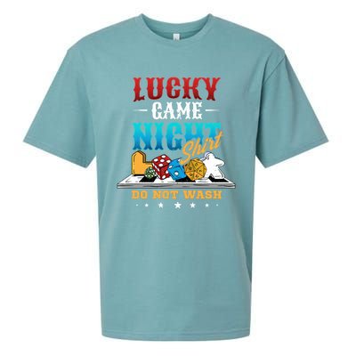 Family Game Night Cute Gift Funny Lucky Game Night Cute Gift Sueded Cloud Jersey T-Shirt