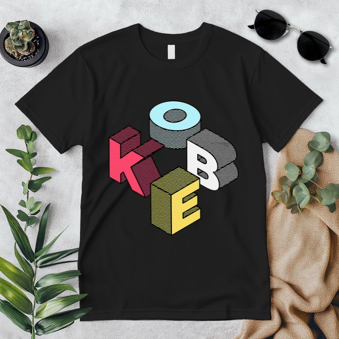 First Given Name Retro Isometric Block Letters Premium T-Shirt