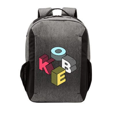 First Given Name Retro Isometric Block Letters Vector Backpack