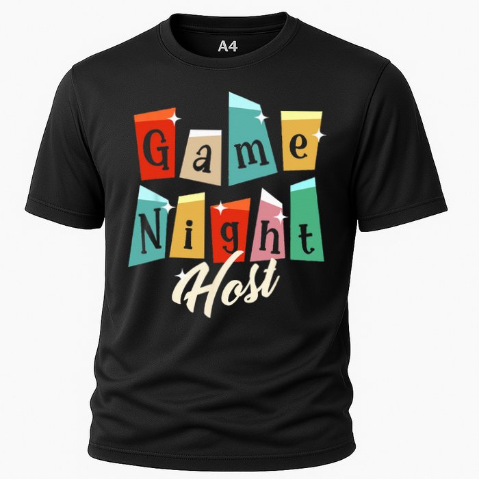 Family Game Night Game Night Host Cooling Performance Crew T-Shirt