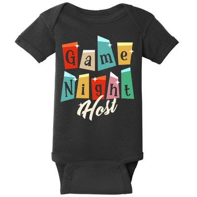 Family Game Night Game Night Host Baby Bodysuit