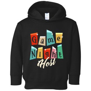 Family Game Night Game Night Host Toddler Hoodie