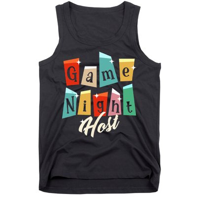 Family Game Night Game Night Host Tank Top