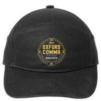 Funny Grammar Nerd The O.X.F.O.R.D Comma Preservation Society 7-Panel Snapback Hat