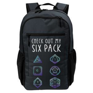 Funny Gamer, Nerdy Gamer, Check Out Six Pack Daily Commute Backpack