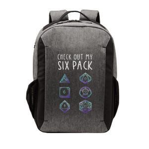 Funny Gamer, Nerdy Gamer, Check Out Six Pack Vector Backpack