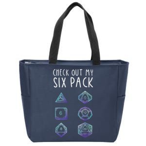 Funny Gamer, Nerdy Gamer, Check Out Six Pack Zip Tote Bag