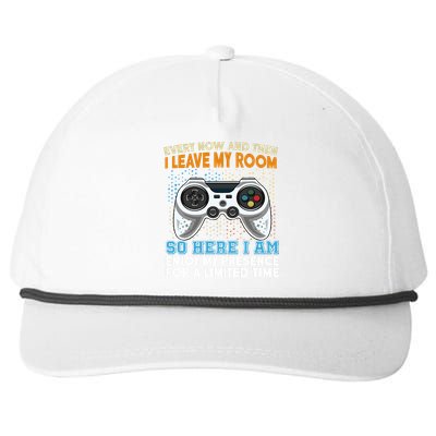 Funny Gamer Nerd Gaming Snapback Five-Panel Rope Hat