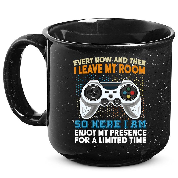 Funny Gamer Nerd Gaming 15oz Campfire Ceramic Mug