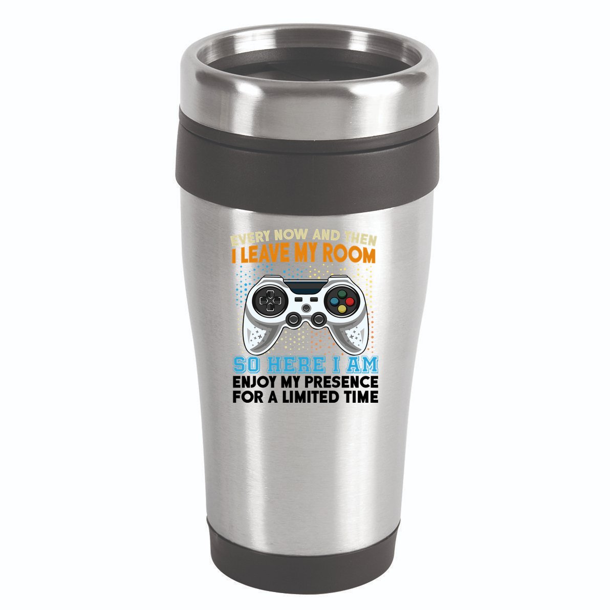 Funny Gamer Nerd Gaming 16oz Travel Tumbler