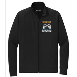 Funny Gamer Nerd Gaming Stretch Full-Zip Cadet Jacket