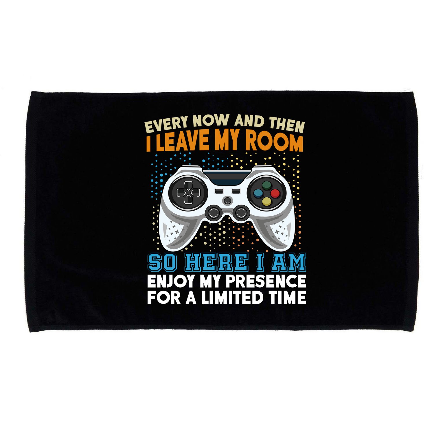 Funny Gamer Nerd Gaming Microfiber Hand Towel