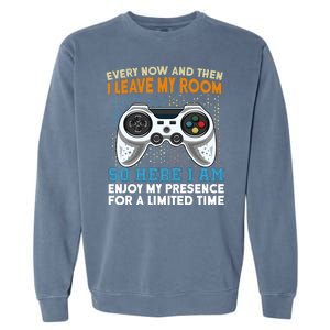 Funny Gamer Nerd Gaming Garment-Dyed Sweatshirt