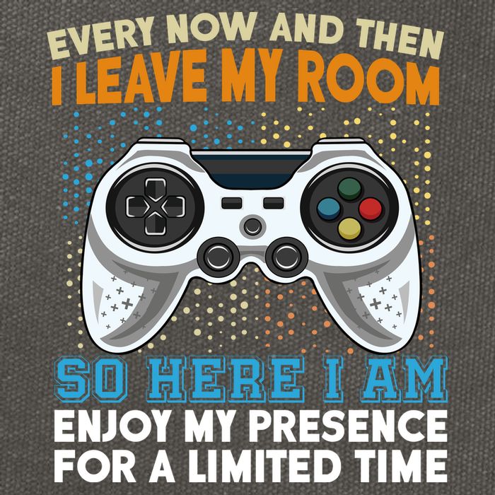Funny Gamer Nerd Gaming Cotton Canvas Backpack