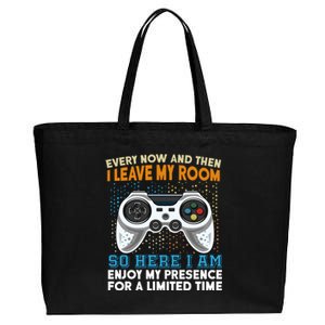 Funny Gamer Nerd Gaming Cotton Canvas Jumbo Tote