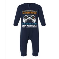 Funny Gamer Nerd Gaming Infant Fleece One Piece