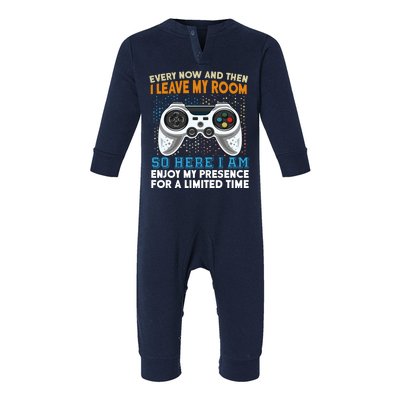 Funny Gamer Nerd Gaming Infant Fleece One Piece