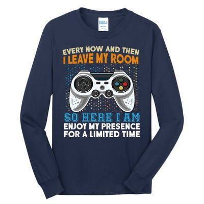 Funny Gamer Nerd Gaming Tall Long Sleeve T-Shirt