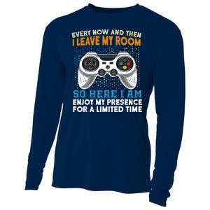 Funny Gamer Nerd Gaming Cooling Performance Long Sleeve Crew