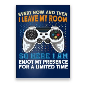 Funny Gamer Nerd Gaming Poster