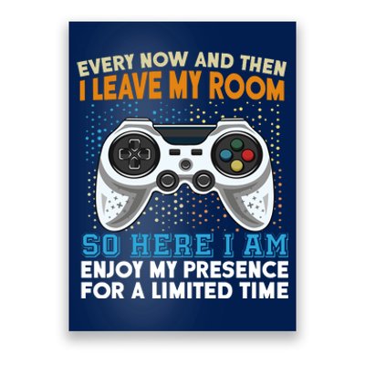 Funny Gamer Nerd Gaming Poster