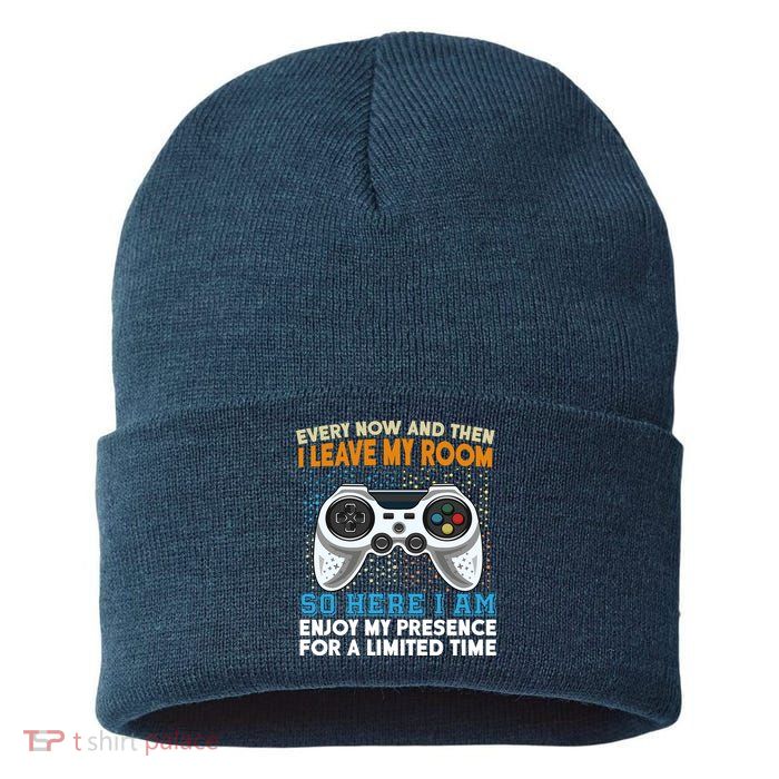 Funny Gamer Nerd Gaming Sustainable Knit Beanie