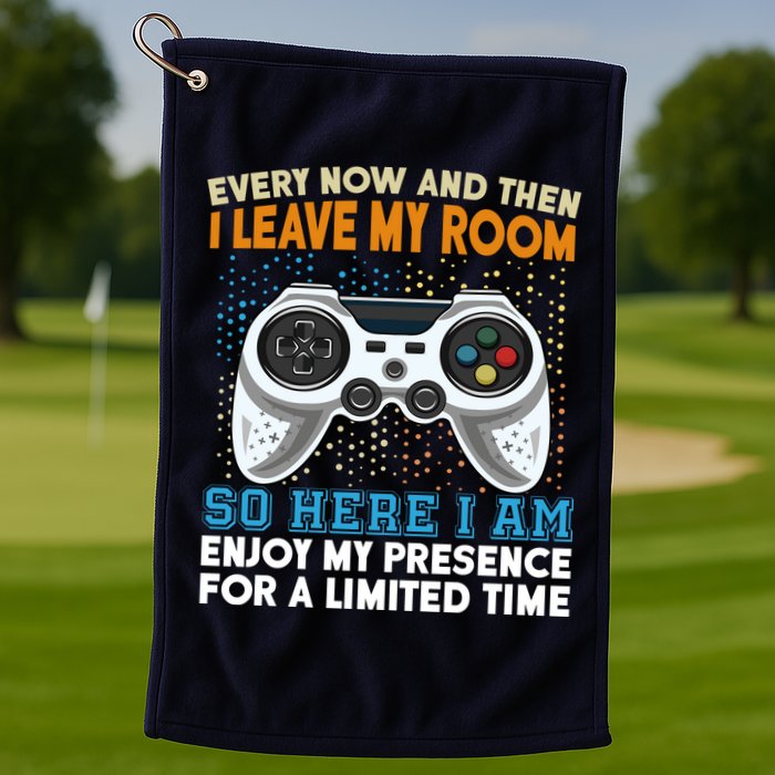 Funny Gamer Nerd Gaming Golf Towel