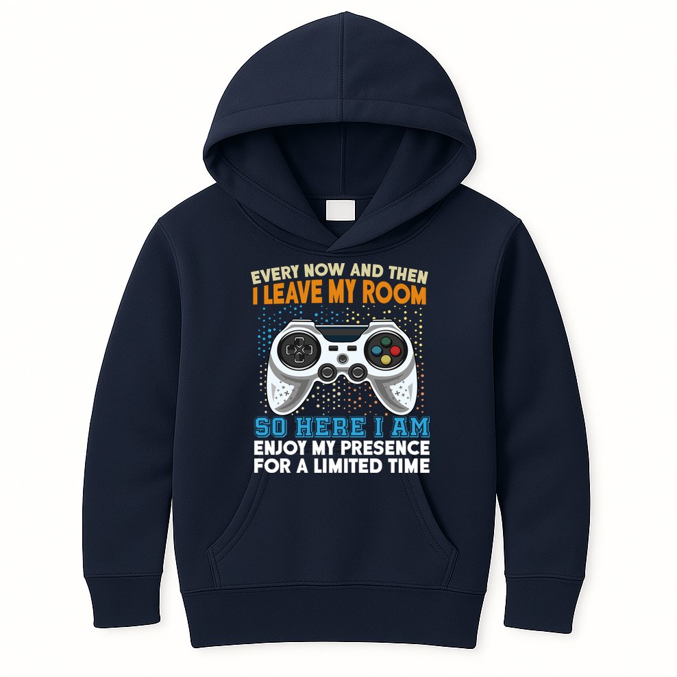 Funny Gamer Nerd Gaming Kids Hoodie