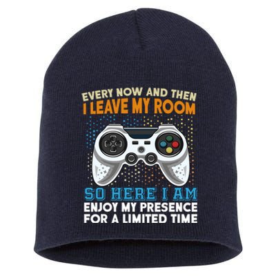 Funny Gamer Nerd Gaming Short Acrylic Beanie