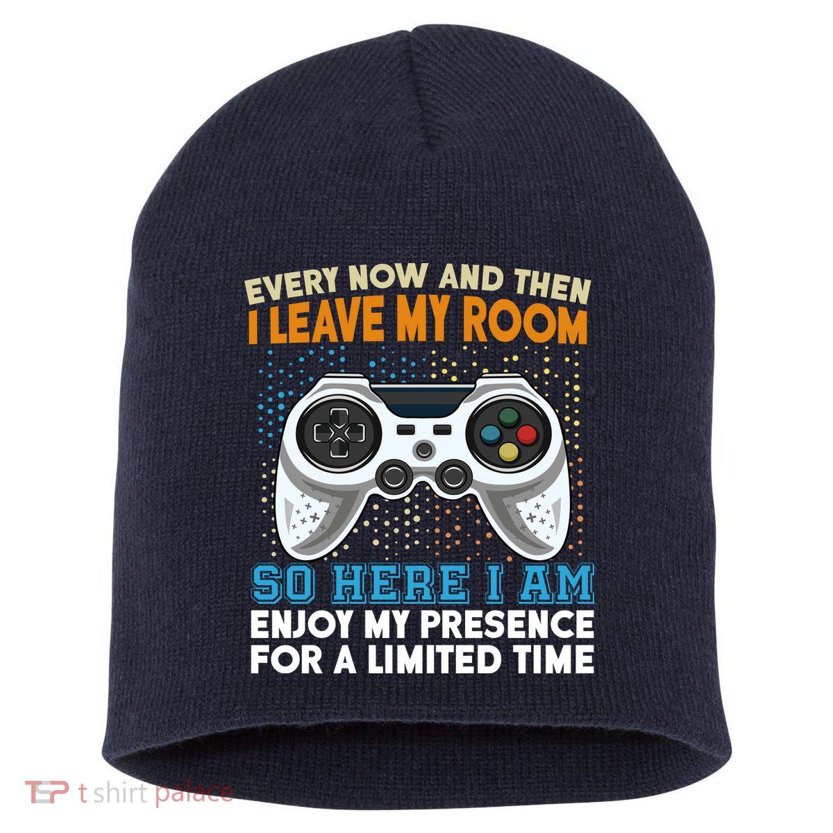 Funny Gamer Nerd Gaming Short Acrylic Beanie