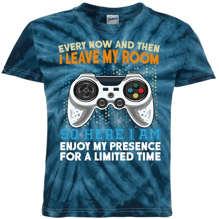 Funny Gamer Nerd Gaming Kids Tie-Dye T-Shirt