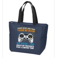 Funny Gamer Nerd Gaming Zip Tote Bag