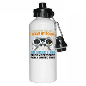 Funny Gamer Nerd Gaming Aluminum Water Bottle 