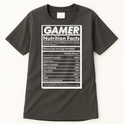 Funny Gamer Nutrition Facts Tall T-Shirt